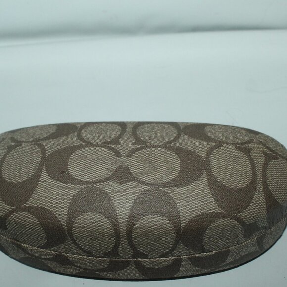 Rare Crystal CC Coach Black Prescription Eyeglasses w Case and Cloth